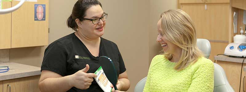 Woman getting Dental Care at North Tonawanda Family Dentistry